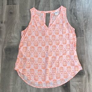 Women’s Old Navy sleeveless blouse - coral